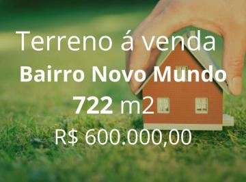 Terreno · 722m² · Terreno à venda no Bairro Novo Mundo - Uberlândia/MG
