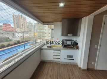 sacada gourmet · Apartamento à venda, 114 m² por R$ 991.000,00 - Centro - Santo André/SP