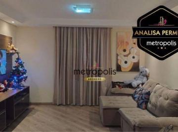 Sala  · Apartamento com 3 dormitórios à venda, 90 m² por R$ 873.000,00 - Jardim - Santo André/SP