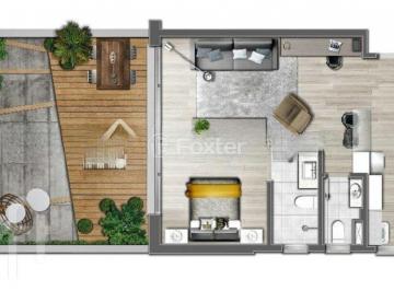 Apartamento · 53m² · 1 Quarto · 2 Vagas · Apartamento, 1 dormitórios, 53.37 m², em Três Figueiras