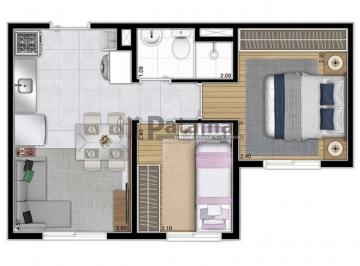 Apartamento · 33m² · 1 Quarto · APARTAMENTO NOVO A VENDA NO JARDIM CELESTE COM 2 QUARTOS 32m2
