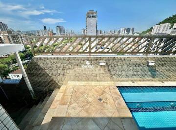 Apartamento · 270m² · 3 Quartos · 2 Vagas · Cobertura à venda no Marapé em Santos.