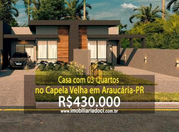 422cceb20d160a4718e6928d5a76f0421250fb2e · Casa com 03 Quartos no Capela Velha em Araucária-PR  - A venda por R$430.000,00