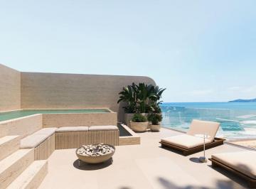 Terraço da cobertura duplex com piscina privativa e vista para o mar (imagem ilustrativa) · Cobertura de 378 m², 4 suítes, Torre Sunset do Scenarium, Praia Brava