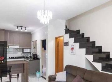 9df1e1dfff107d71d157c9153548764dee66b43c · Sobrado em condomínio à venda, 02 quartos sendo 02 suítes, 01 vaga coberta, 65 m² por R$ 339.000 - V