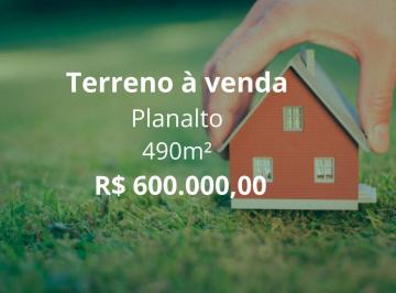 Terreno · 490m² · Terreno à venda no Bairro Planalto - Uberlândia/MG