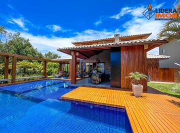 Foto 01 · Casa residencial para locação em condominio fechado, praia do forte, Mata de São João, 4 suítes, 1 s