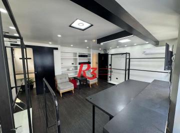 deae9bbfd76a0687f80a3ae0de645c7ddaa85b32 · Sala à venda, 46 m² por R$ 310.000,00 - Gonzaga - Santos/SP