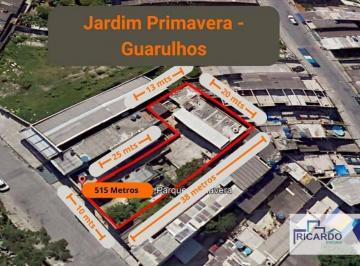 aacf6c425c1bada9f576a6457fd14575b1be6fa0 · Terreno à venda, 515 m² por R$ 700.000,00 - Parque Primavera - Guarulhos/SP