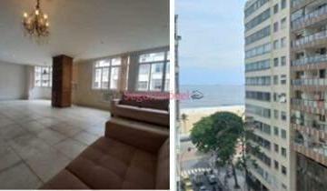 Apartamento · 135m² · 3 Quartos · Copacabana 3q Rua Santa Clara quadríssima da praia 135m2 vista mar e Cristo R$1.450.000,00