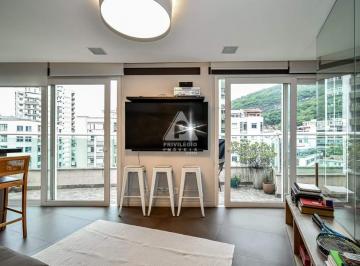2° andar · Humaitá! Cobertura duplex, varanda, 4 quartos, 2 suites, 1 vaga, infraestrutura, portaria 24h, 165m²
