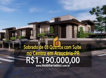 4f963c0698421cf8be34c8dc974a76602aa822cc · Sobrado de 03 Quartos com Suíte no Centro em Araucária-PR - A venda por R$1.190.000,00