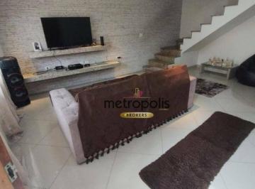 Sala · Sobrado à venda, 256 m² por R$ 600.000,00 - Vila Guaraciaba - Santo André/SP