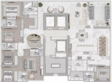 Apartamento de 6 quartos, Balneário Camboriú · Ultimo andar penthouse 59º Andar / Ed. Iconic Tower FG Empreendimentos