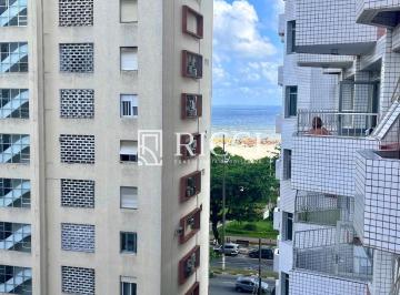 Foto 01 · Apartamento à venda vista mar em Santos-SP, 2 quartos