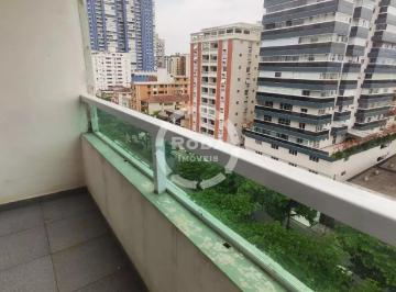 Foto 01 · Apartamento de luxo para locação na Ponta da Praia, Santos-SP: 3 quartos, 1 suíte, 2 salas, 3 banhei