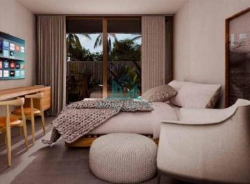 Apartamento · 36m² · 1 Quarto · 1 Vaga · Mahi Patacho - Apartamento Studio com varanda à venda na Praia do Patacho, Rota Ecológica dos Milagr