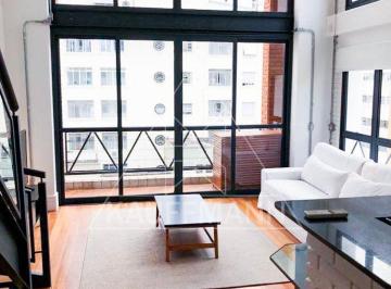 Apartamento · 75m² · 1 Quarto · 2 Vagas · Apartamento Duplex para Venda e Locação em Cerqueira César 1 Suíte, 2 Vagas, 75m² A.U.