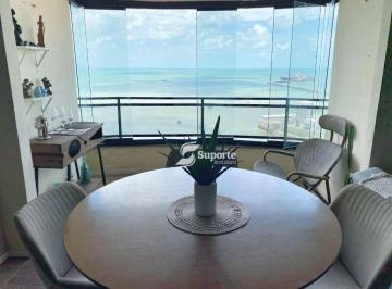 Sala · Apartamento com 1 dormitório à venda, 57 m² por R$ 599.000,00 - Mucuripe - Fortaleza/CE