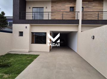 Casa · 187m² · 3 Quartos · 4 Vagas · Sobrado novo com 3 suítes com amplo terreno na Marina – Uvaranas
