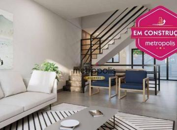 fachada  · Sobrado à venda, 115 m² por R$ 751.000,00 - Vila Pires - Santo André/SP