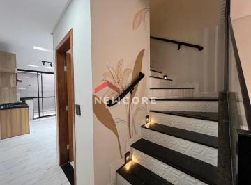 Casa · 90m² · 2 Quartos · 1 Vaga · Sobrado em  Rua Jamil Issa - Caiçara - Praia Grande/SP