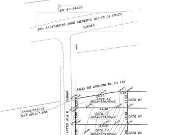 Terreno · 306m² · Terreno em Vila Militar I, Piraquara/PR