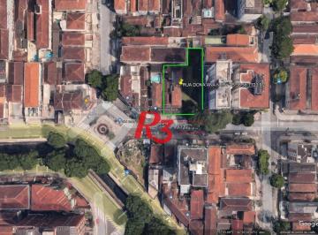 e1327fcf0dad51377860cf6c32da55fd7d1d178a · Terreno à venda, 1187 m² por R$ 15.000.000,00 - Marapé - Santos/SP