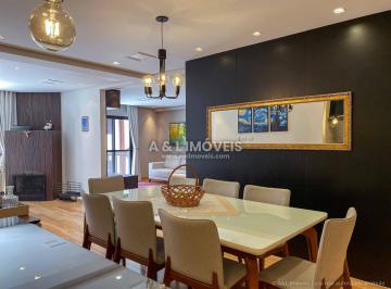 Apartamento · 171m² · 5 Quartos · 4 Vagas · Cobertura Duplex Capivari | 294 m², Lareira, 3 Suítes, Mobiliada