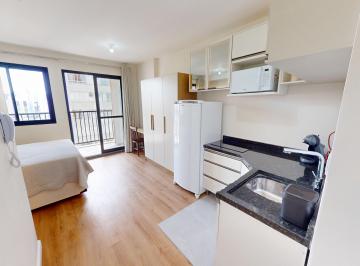 Apartamento de 1 quarto, Curitiba · Apartamento Studio Mobiliado - Aluguel por Período Flexível