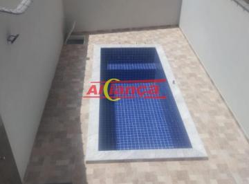 Casa · 166m² · 3 Quartos · 2 Vagas · SOBRADO NOVO 3 QUARTOS COM SACADAS, 2 VAGAS GARAGEM, PISCINA, CHURRASQUEIRA, BONSUCESSO, GUARULHOS,