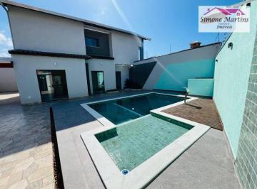8575a0c5abeca5346dc143bc576b671807432f0a · Casa com 3 dormitórios à venda, 111 m² por R$ 660.000,00 - Jardim Suarão - Itanhaém/SP