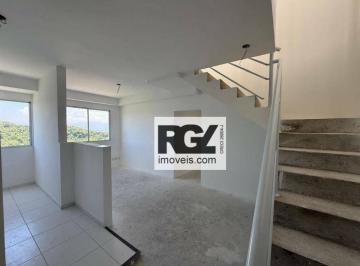 0140eb467aa4fb3b39b4e84d9973517eb89ef70e · Cobertura com 3 dormitórios à venda, 125 m² por R$ 657.200,00 - Morro de Nova Cintra - Santos/SP