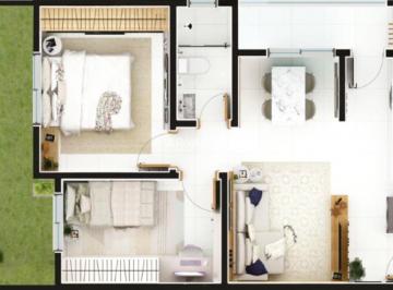 Apartamento · 48m² · 2 Quartos · 1 Vaga · Apartamento a venda no Boqueirao, Curitiba - 2 dormitorios, churrasqueira na varanda - PRONTO PARA M