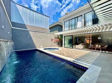 Foto 01 · Casa Nova de Luxo com 3 Suítes e 5 Vagas, Piscina de Raia , Jacuzzi - Jardim Campo Grande, São Paulo