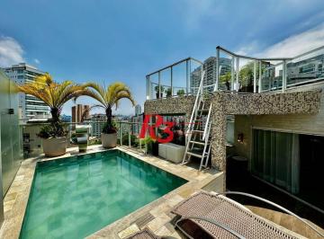 aee8693786ef2b105fbcd36a99455f85beffc392 · Cobertura com 2  suítes, piscina, lounge e mirante vista mar  à venda, 289 m² por R$ 1.985.000 - Pon