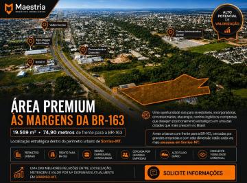 Terreno · 19569m² · Área exclusiva em frente a BR 163 em Sorriso/MT (Bairro Perímetro Urbano) – 19.569 m²