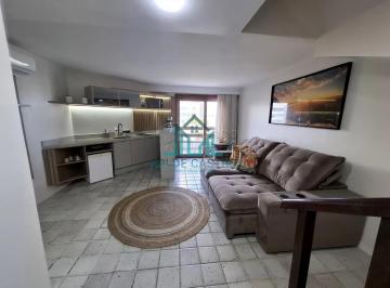 Apartamento · 57m² · 1 Quarto · 1 Vaga · Apartamento Flat Duplex Mobiliado, Beira-mar, com 57m² no Jatiuca Resort Flat