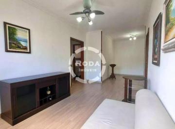 Foto 01 · Apartamento à venda em Santos-SP, bairro Marapé, 2 quartos, 1 suíte, 2 salas, 1 banheiro, garagem fe