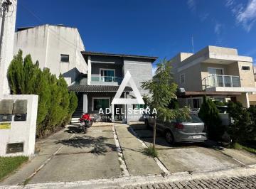 Foto 01 · Lauro de Freitas - 265m² total - 2 pavimentos - 4/4 com 3 suítes - Banheiro social - Área de serviço