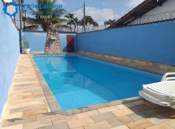 Casa · 175m² · 4 Quartos · 2 Vagas · SOBRADO 4 QUARTOS  PISCINA E CHURRASQUEIRA 400 M MAR ITANHAÉM SP