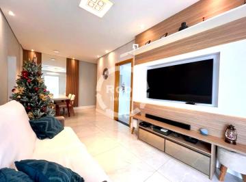 Foto 01 · Apartamento de 2 suítes no Residencial São Patrício em Santos-SP, com 2 vagas demarcadas - Imperdíve