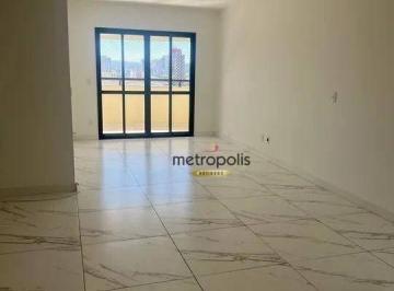 Sala · Apartamento com 3 dormitórios para alugar, 143 m² por R$ 6.450,00/mês - Centro - Santo André/SP
