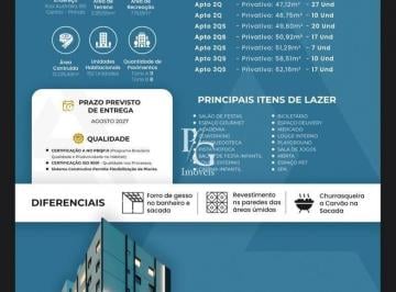 Apartamento · 62m² · 3 Quartos · 1 Vaga · Apartamento em Centro, Pinhais/PR com 62,16m² com 3 dormitórios, sendo 1 suíte - Apenas 100m da Av. 
