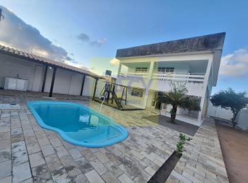 Casa · 390m² · 5 Quartos · 3 Vagas · Casa em Janga Paulista, com piscina, área gourmet , churrasq. 5qtos ,3sts, 3vgs, 3min. do mar financ
