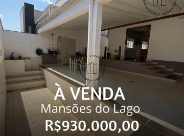 Casa · 212m² · 3 Quartos · 2 Vagas · Casa no Bairro Mansões do Lago!