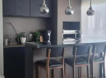 Foto 02 · Apartamento na Vila Firmiano Pinto, São Paulo-SP: 3 quartos, 3 suítes, 2 salas, 4 banheiros, 128m² d