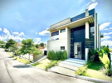 Casa · 440m² · 4 Quartos · 7 Vagas · Cond. SP II -  Zero Km! 4stes, ELEVADOR, lareira, gourmet, piscina!