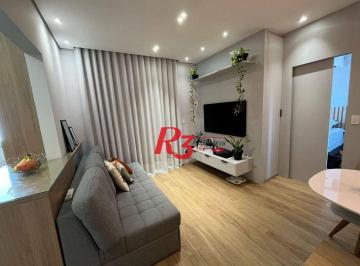08947675d92807b9cb7bebc6391b9cce9ee31d09 · Studio com 1 dormitório à venda, 44 m² por R$ 640.000,00 - Campo Grande - Santos/SP