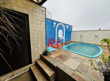 766a16b4fd0bfeee7d1e7e4717c40bfdc38b76ec · Cobertura à venda, 332 m² por R$ 2.800.000,00 - Gonzaga - Santos/SP